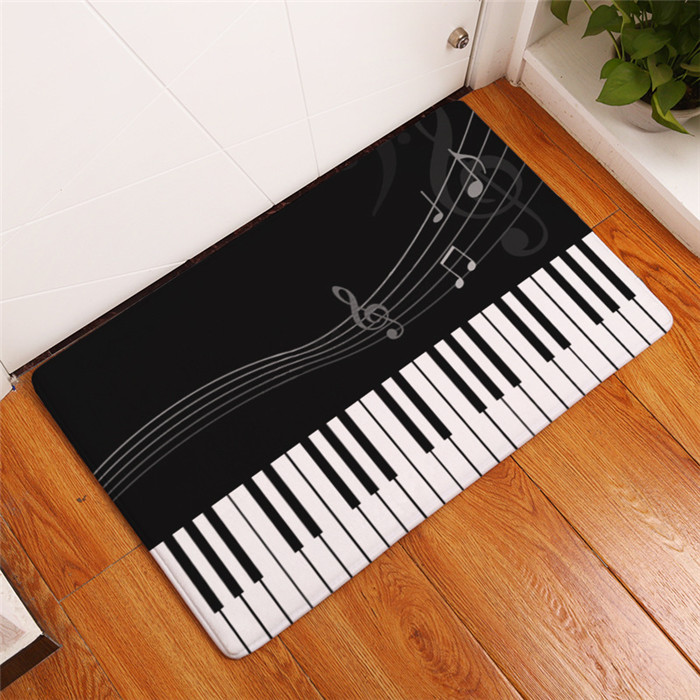 Commercial Kitchen Non Slip Flooring - Tapis créatif à motifs de notes