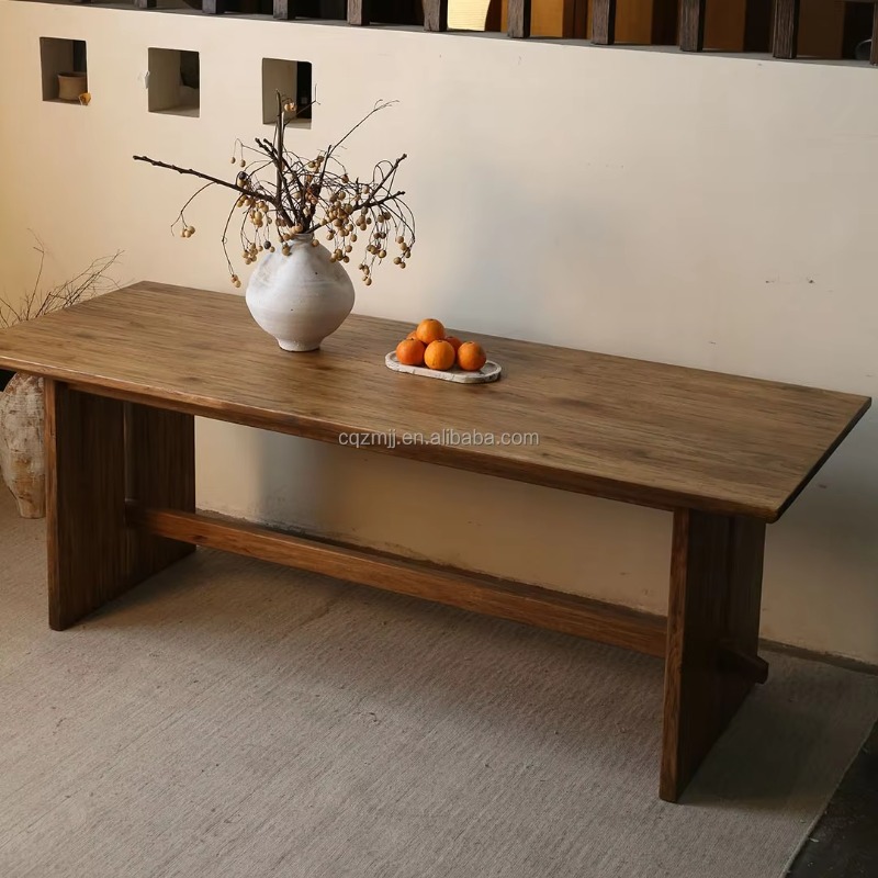 Commercial Kitchen Supplier - Table à manger en bois massif,