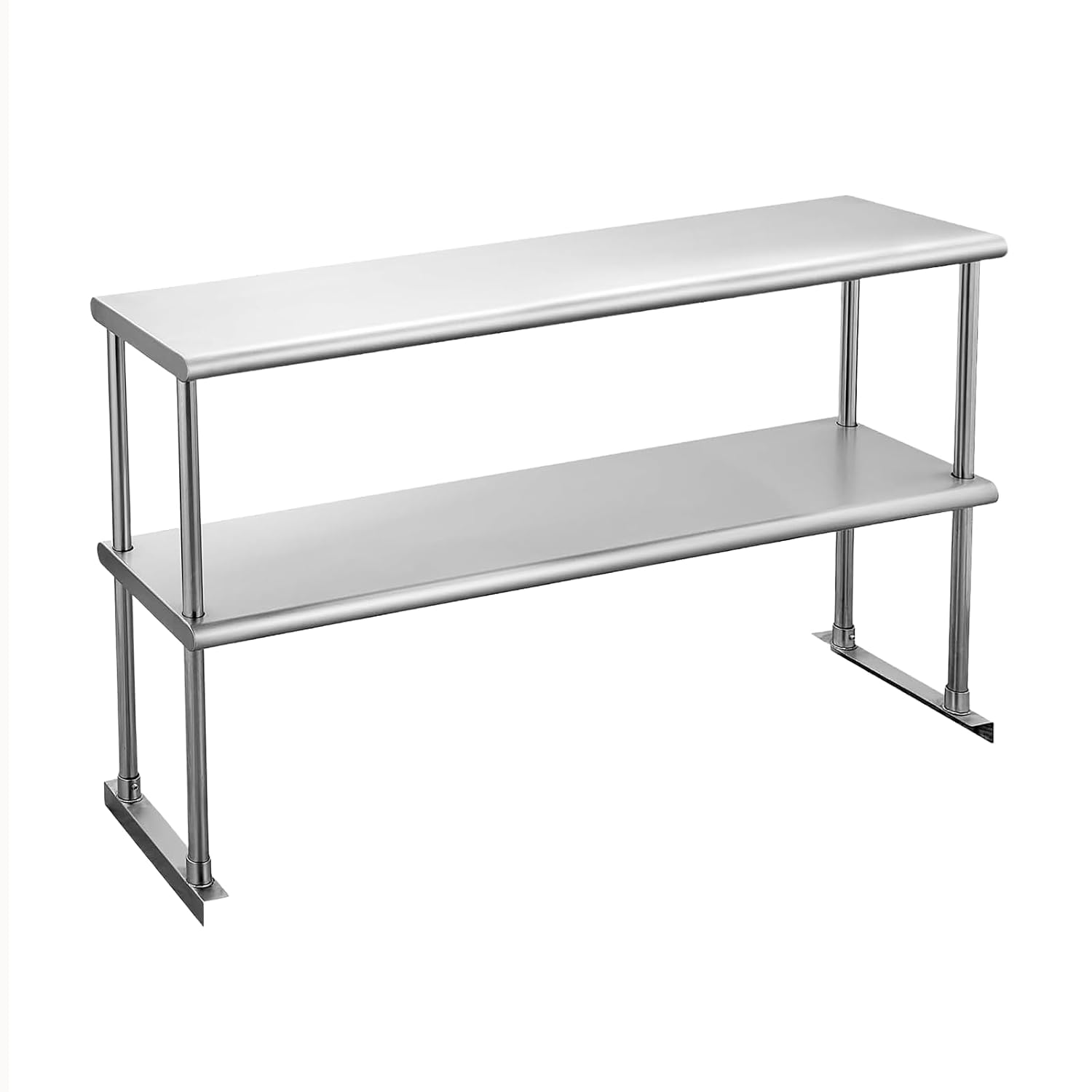 Commercial Kitchen Prep Table - Table de préparation double en acier