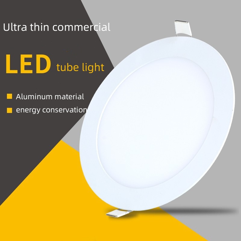 Commercial Kitchen Lighting - Plafonnier LED rond encastré 3W-24W, lampe