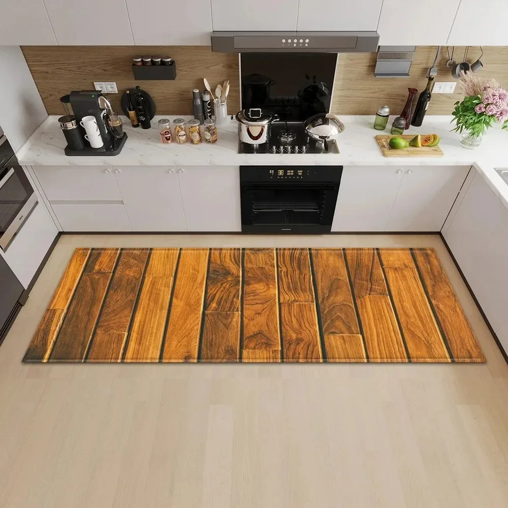 Commercial Kitchen Mats Anti Fatigue - Tapis de sol classique imprimé imitation