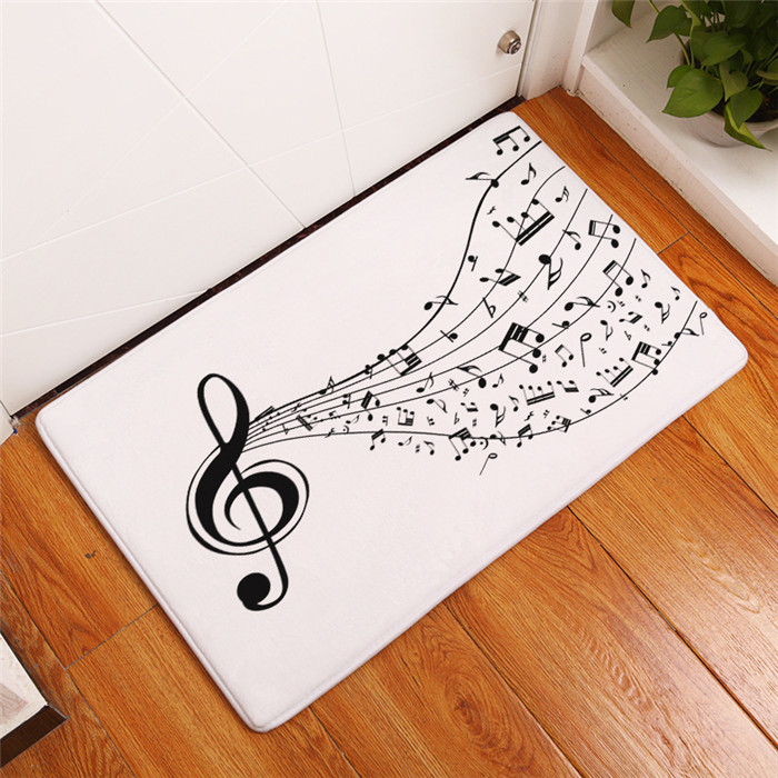 Tapis créatif à motifs de note - Commercial Kitchen Non Slip Flooring avis et prix