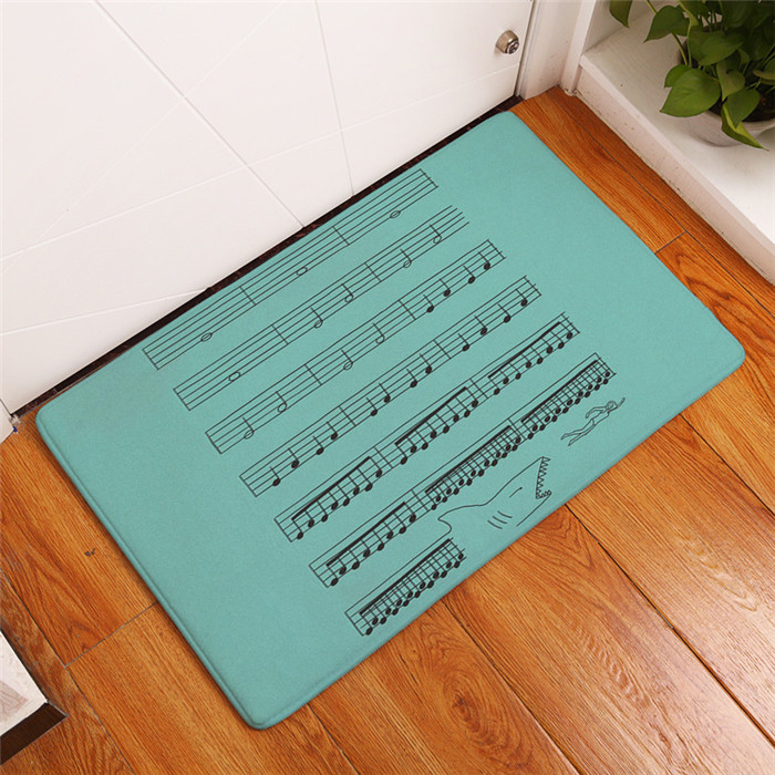 Tapis créatif à motifs de note - Commercial Kitchen Non Slip Flooring avis et prix