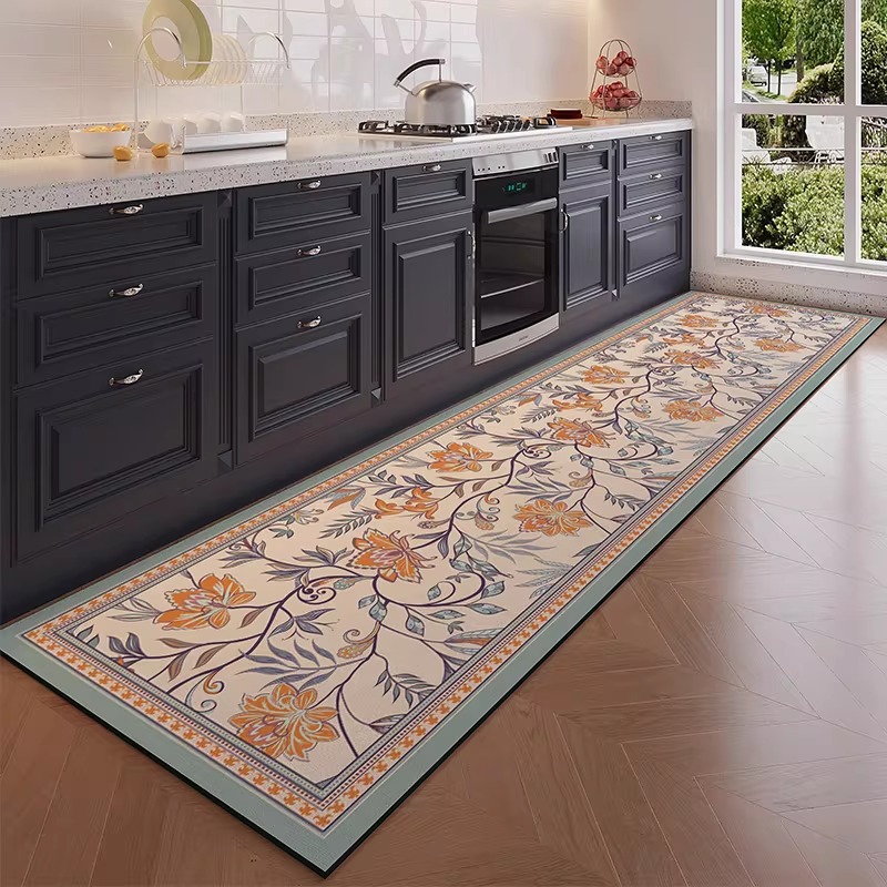 Tapis de cuisine long en PVC,  - Commercial Kitchen Non Slip Flooring avis et prix