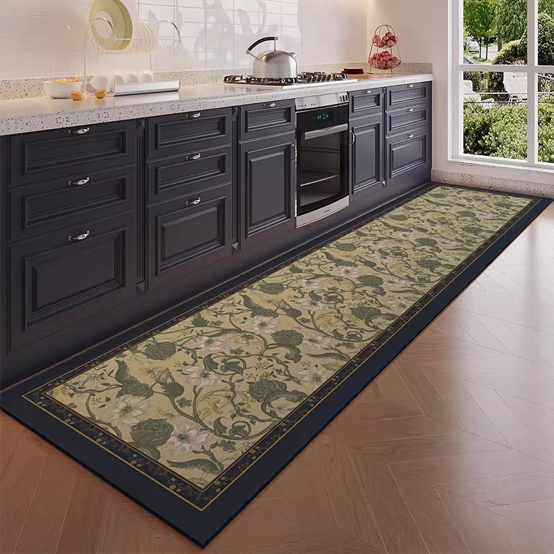 Tapis de cuisine long en PVC,  - Commercial Kitchen Non Slip Flooring avis et prix