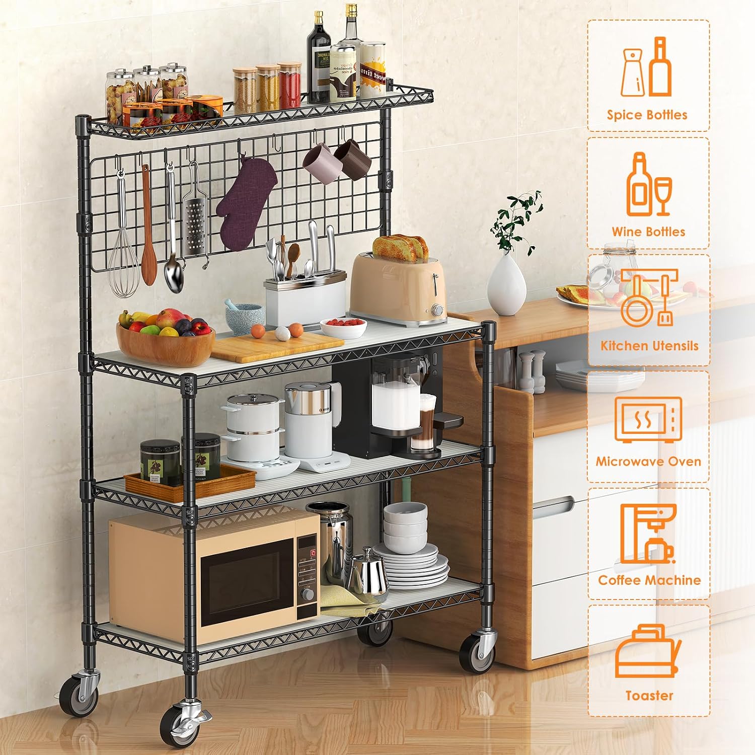 Étagère de boulanger, présento - Commercial Kitchen Microwave avis et prix