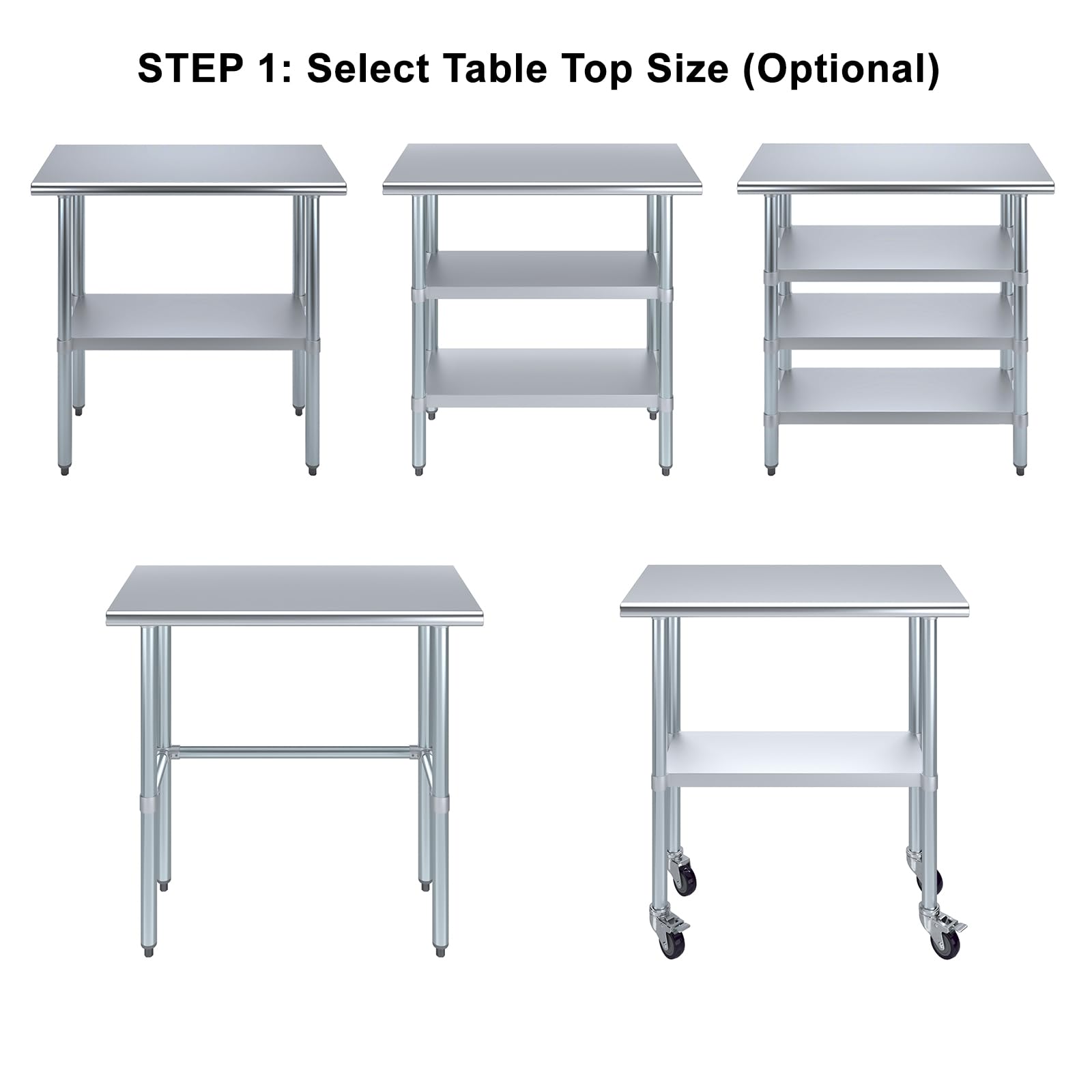 Table en acier inoxydable + Ro - Commercial Kitchen Prep Table avis et prix