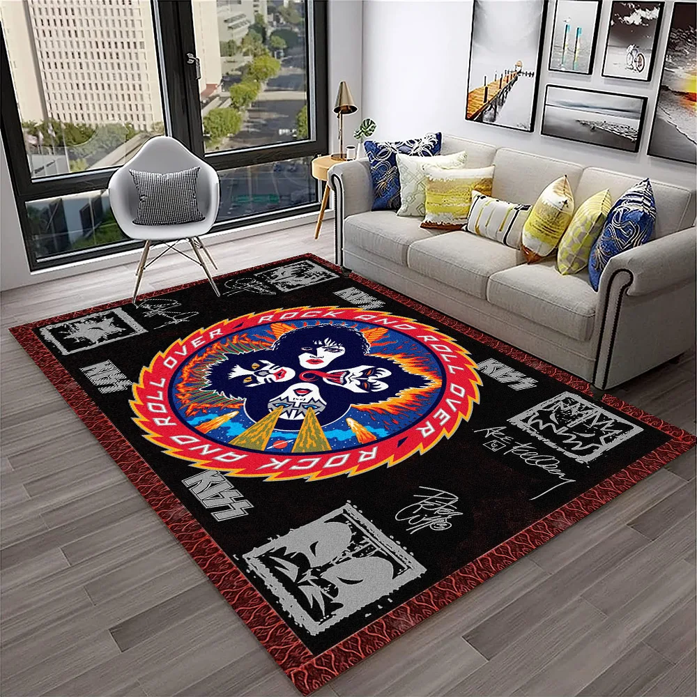 Tapis rétro KISS Rock Band pou - Commercial Kitchen Non Slip Flooring avis et prix