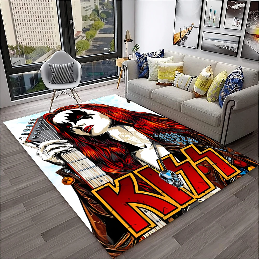 Tapis rétro KISS Rock Band pou - Commercial Kitchen Non Slip Flooring avis et prix
