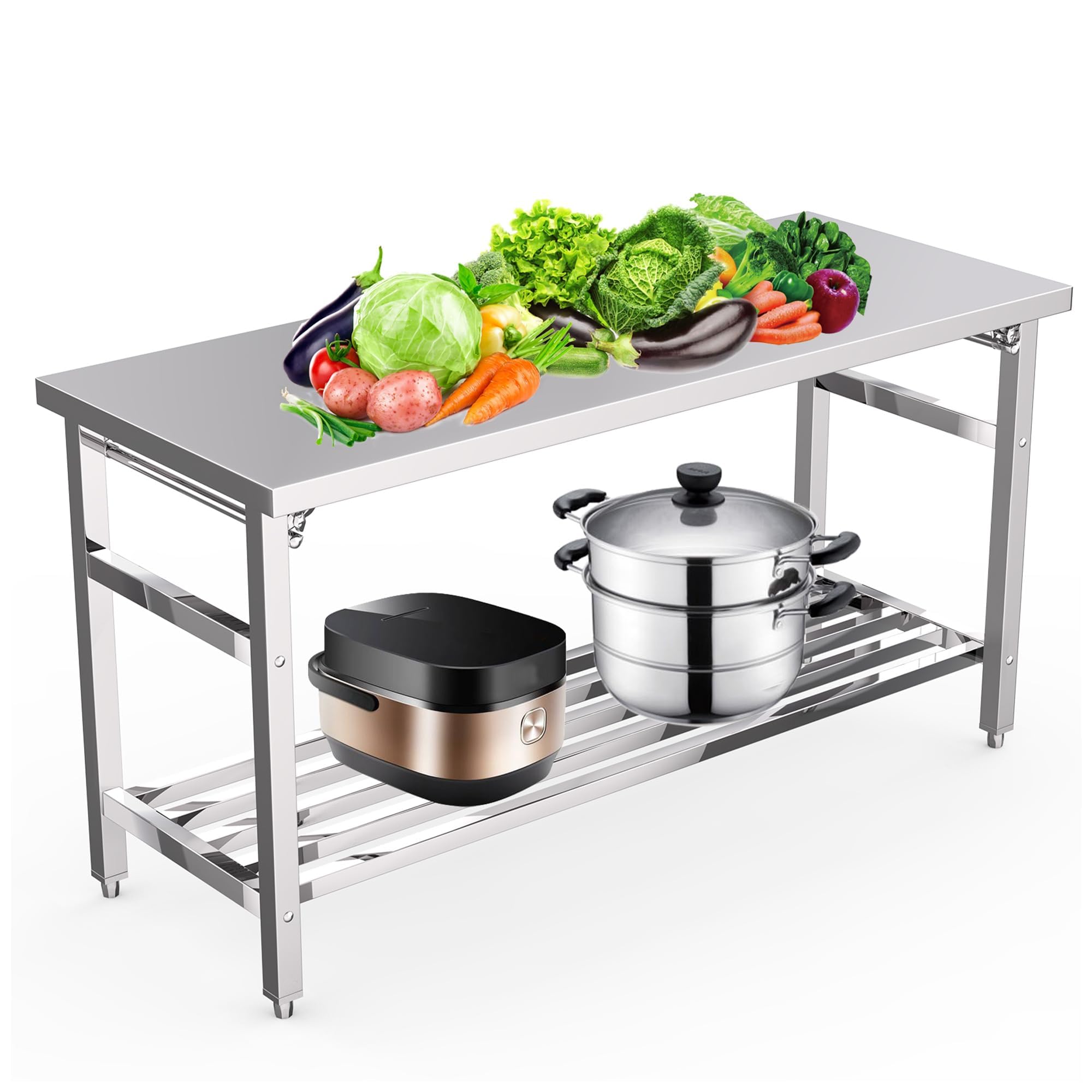 Table de préparation pliable e - Commercial Kitchen Prep Table avis et prix