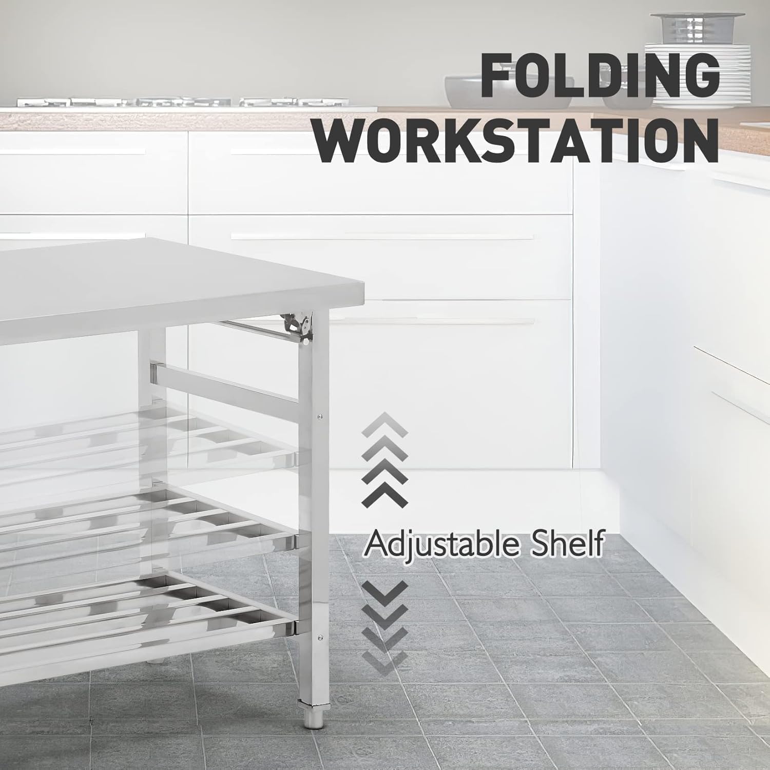 Table de préparation pliable e - Commercial Kitchen Prep Table avis et prix