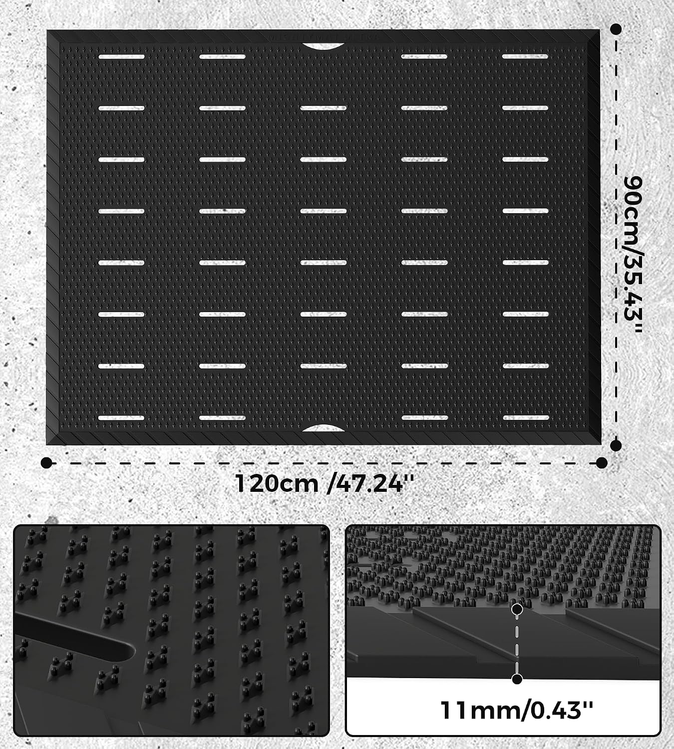 Tapis de sol en caoutchouc 47
