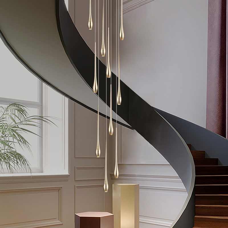 Lustre en or de luxe moderne é - Commercial Kitchen Lighting avis et prix